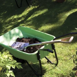 Walsall Wheelbarrow 90L Polypropylene Barrow In A Box - Lime Green -Garden Tools Shop 172853 04