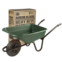 Walsall Wheelbarrow 90L Polypropylene Barrow In A Box - Green 5 Walsall Wheelbarrow 90L Polypropylene Barrow In A Box - Green -Garden Tools Shop 172856 01