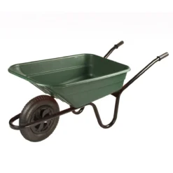 Walsall Wheelbarrow 90L Polypropylene Barrow In A Box - Green