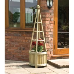 Rowlinson Marberry Obelisk Garden Planter -Garden Tools Shop 193343