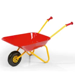 Kid's Metal Wheelbarrow - Red