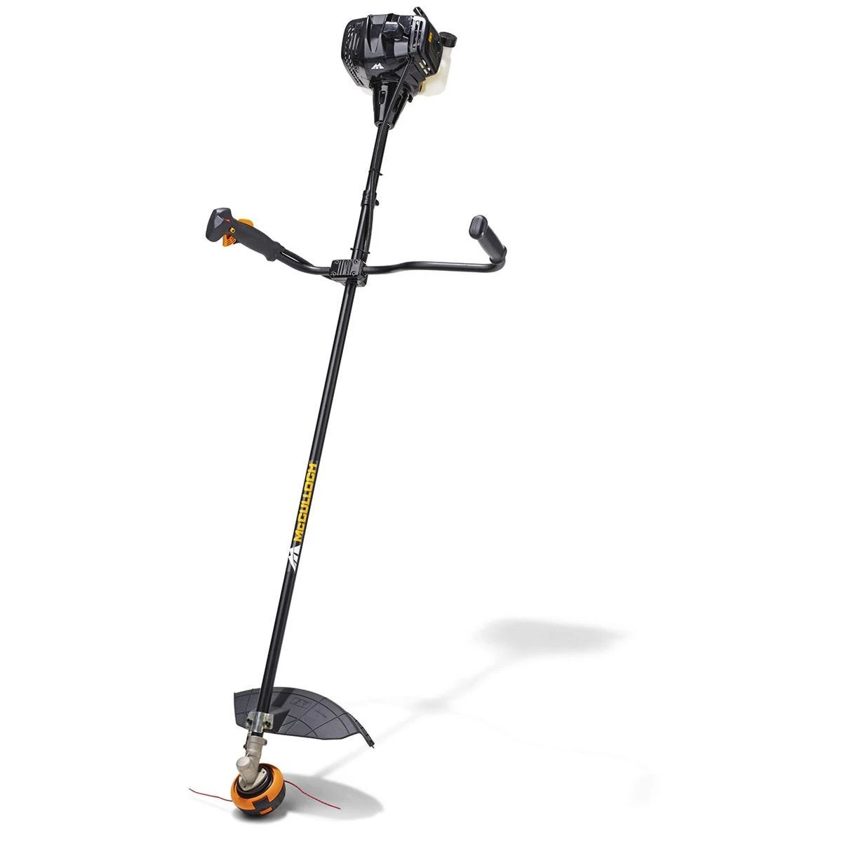 McCulloch 33cc 43cm (17") Straight Shaft Cow Horn Handled Petrol Brushcutter 2 McCulloch 33cc 43cm (17") Straight Shaft Cow Horn Handled Petrol Brushcutter - Image 2