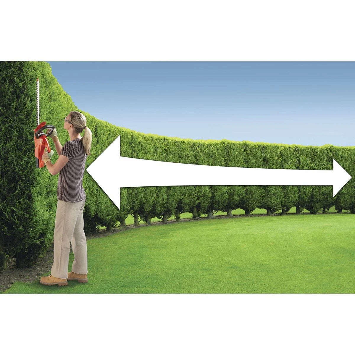Flymo Easicut Cordless 42cm (16.5") 20V Cordless Hedge Trimmer 14 Flymo Easicut Cordless 42cm (16.5") 20V Cordless Hedge Trimmer - Image 14