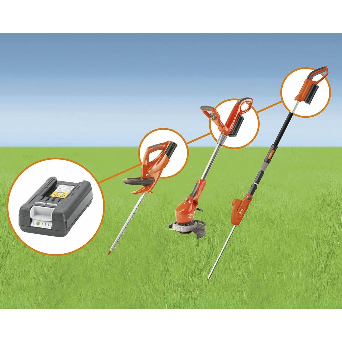 Flymo Easicut Cordless 42cm (16.5") 20V Cordless Hedge Trimmer 15 Flymo Easicut Cordless 42cm (16.5") 20V Cordless Hedge Trimmer - Image 15
