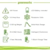 Greenworks 24v 2Ah Lithium-ion Rechargeable Battery
