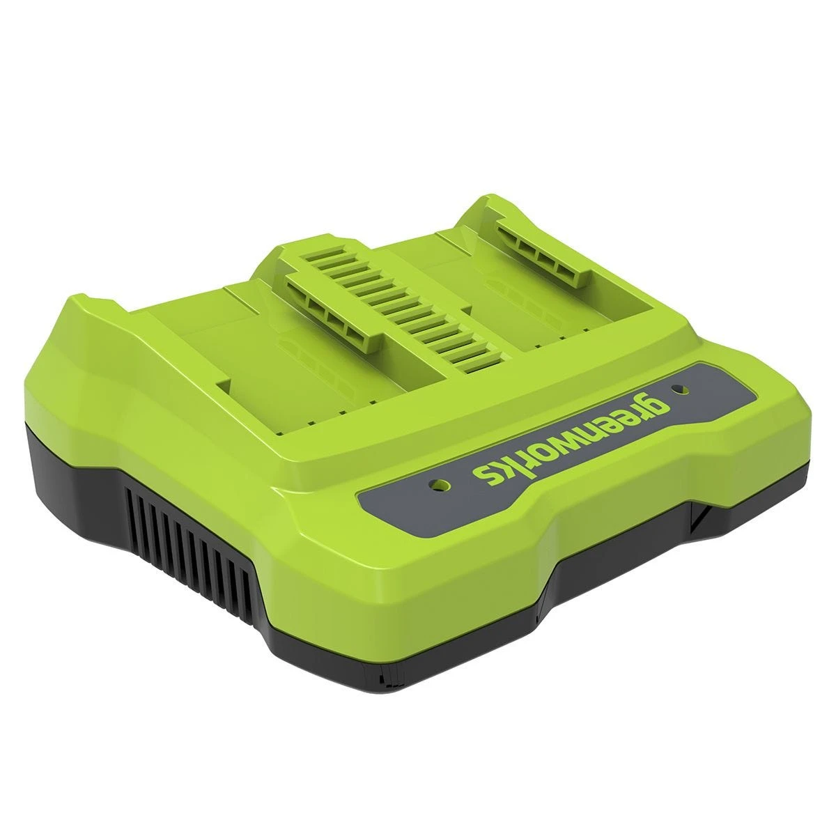 Greenworks Dual Slot 24v Rechargeable Battery Charger 1 Greenworks Dual Slot 24v Rechargeable Battery Charger