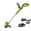 Greenworks 24v Cordless Line Trimmer With 2Ah Lithium-ion Battery And Charger
