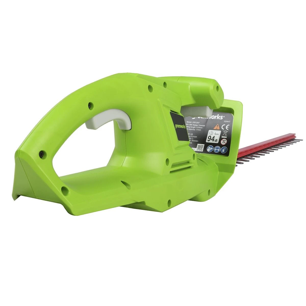 Greenworks 24v Cordless Hedge Trimmer (Tool Only) 5 Greenworks 24v Cordless Hedge Trimmer (Tool Only) - Image 5