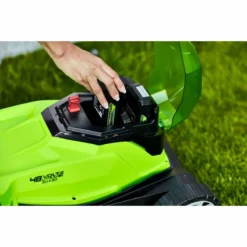 Greenworks 48v Cordless 41cm Lawnmower With Two 24v 2Ah Batteries & 2A Charger 18 Greenworks 48v Cordless 41cm Lawnmower With Two 24v 2Ah Batteries & 2A Charger -Garden Tools Shop 237527 05