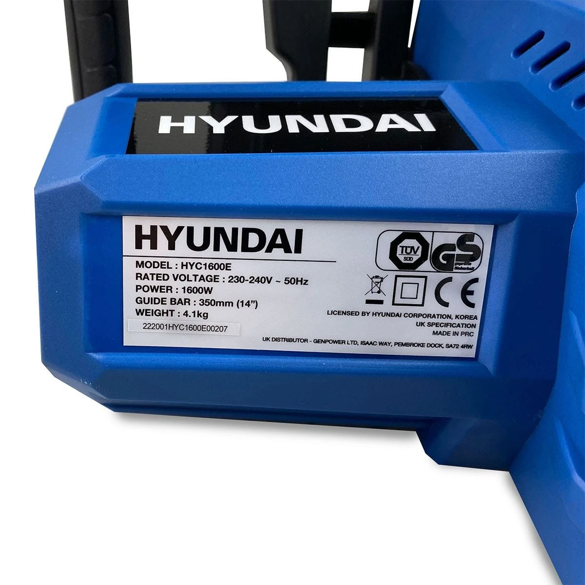 Hyundai HYC1600E 14" Corded Electric Chainsaw 11 Hyundai HYC1600E 14" Corded Electric Chainsaw - Image 11