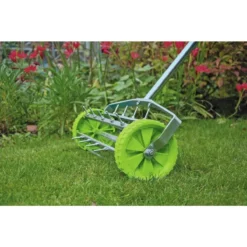Draper Rolling Lawn Aerator - 450mm Spiked Drum -Garden Tools Shop 241637 2 1