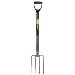 Draper Extra Long Carbon Steel Garden Fork - Grey