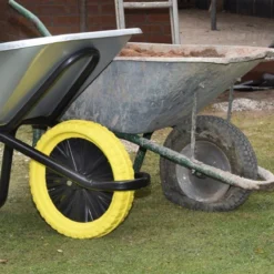 Walsall Wheelbarrow 85L Galvanised Barrow In A Box With Puncture Proof Wheel -Garden Tools Shop 247798 04
