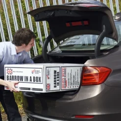 Walsall Wheelbarrow 85L Heavy Duty Galvanised Barrow In A Box With Puncture Proof Wheel -Garden Tools Shop 247802 03