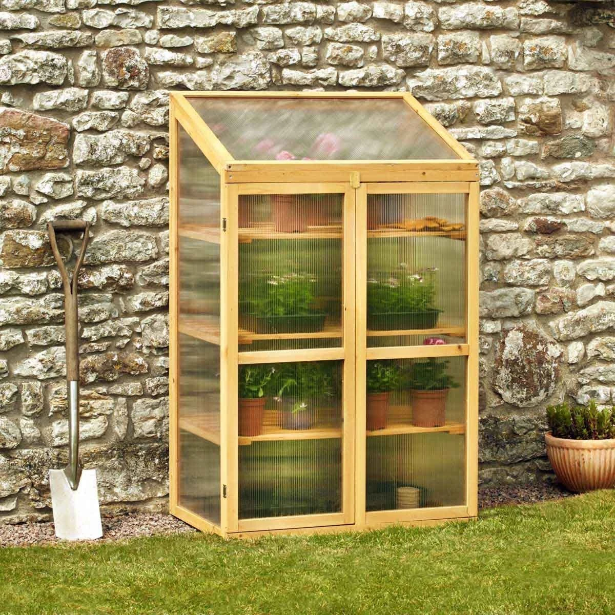 Garden Grow 3 Shelf Wooden Cold Frame 4 Garden Grow 3 Shelf Wooden Cold Frame - Image 4
