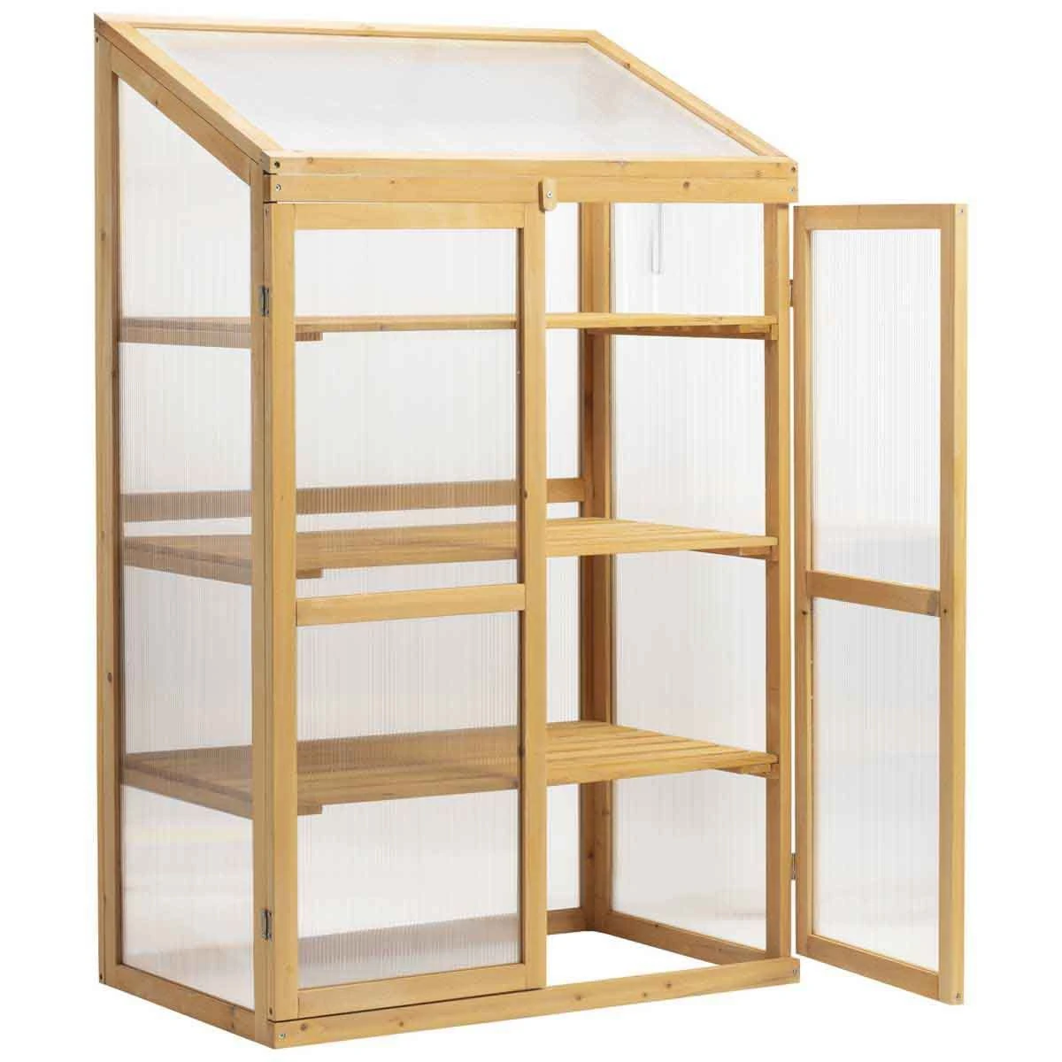 Garden Grow 3 Shelf Wooden Cold Frame 2 Garden Grow 3 Shelf Wooden Cold Frame - Image 2