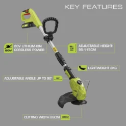 Garden Gear 20v Cordless Grass Trimmer 5 Garden Gear 20v Cordless Grass Trimmer -Garden Tools Shop 255557 3