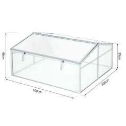 Outsunny 2 Level Adjustable Cold Frame Greenhouse -Garden Tools Shop 260977 8
