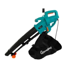 Groundlevel 2 In 1 Garden Leaf Blower - Teal & Black