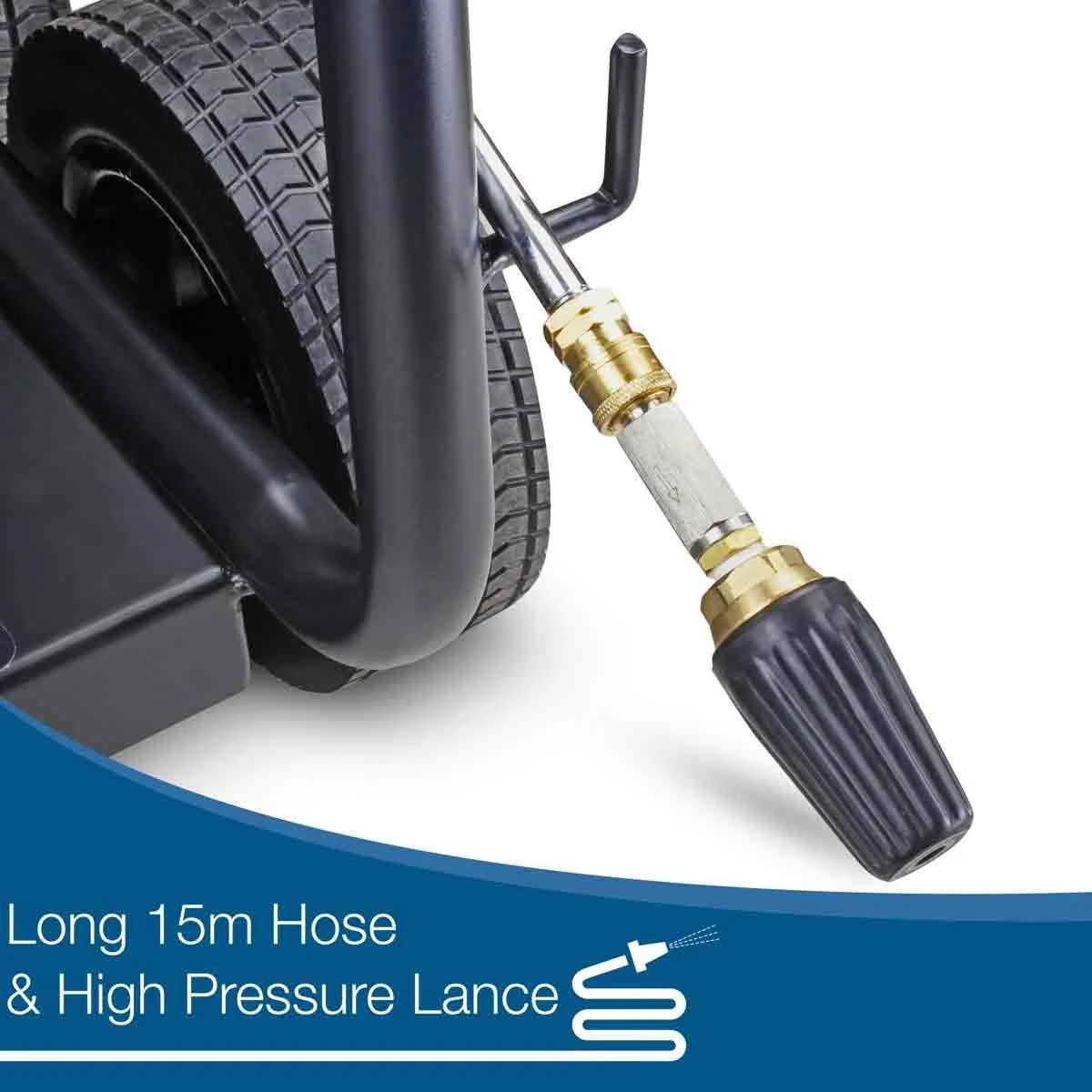 Hyundai 4000psi Diesel Pressure Washer - Black & Steel 3 Hyundai 4000psi Diesel Pressure Washer - Black & Steel - Image 3