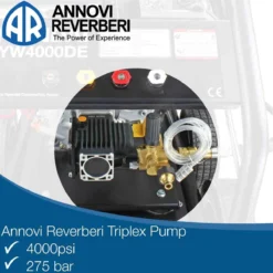 Hyundai 4000psi Diesel Pressure Washer - Black & Steel 14 Hyundai 4000psi Diesel Pressure Washer - Black & Steel -Garden Tools Shop 278235 7