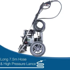 Hyundai 2800psi 210cc Petrol Pressure Washer - Black & Silver -Garden Tools Shop 278237 3