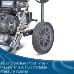 Hyundai 2800psi 210cc Petrol Pressure Washer - Black & Silver -Garden Tools Shop 278237 4