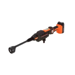 Yard Force 20V Aquajet Cordless Pressure Cleaner W/ 2.5Ah Lithium-ion Battery Charger & Accessories - Orange & Black