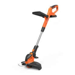 Yard Force 25Cm 20V Cordless Grass Trimmer W/ 2.0Ah Li-ion Battery And Charger - Orange & Black