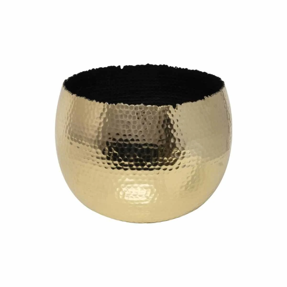Ivyline Hammered Bowl Gold/Black - 19Cm 2 Ivyline Hammered Bowl Gold/Black - 19Cm - Image 2