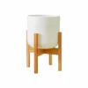 Ivyline Lisbon Pot And Stand White - D26Cm