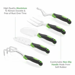 Gardenkraft 5 Piece Garden Tool Set - Green -Garden Tools Shop 307998 4