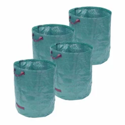Gardenkraft 4 Pack Of 272L Garden Waste Bags - Green 8 Gardenkraft 4 Pack Of 272L Garden Waste Bags - Green -Garden Tools Shop 308001 3