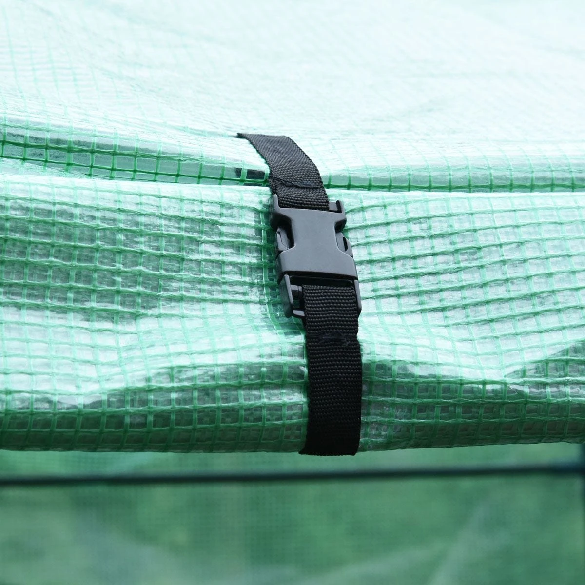 Outsunny 194 X 225cm Walk In Greenhouse 3-tier Garden Hexagon Grow Flower Plants 9 Outsunny 194 X 225cm Walk In Greenhouse 3-tier Garden Hexagon Grow Flower Plants - Image 9