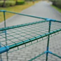 Outsunny Walk In Greenhouse Garden Clear PVC Frame Shelves Reinforced Plant Grow -Garden Tools Shop 308463 8