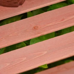 Outsunny 80x47x138cm Wood Cold Frame Greenhouse For Plants Pc Board Orange -Garden Tools Shop 308481 8