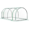 Outsunny Tunnel Greenhouse Grow House Steel Frame Pe Transparent 200x100x80 Cm