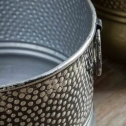 Feltham Planter Small Nickel Antique 265x265x260Mm -Garden Tools Shop 309075 3