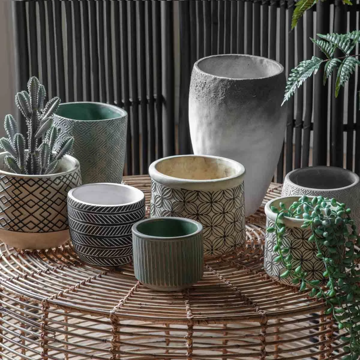 Wallington Pot Grey Hombre Large 200x200x310Mm 3 Wallington Pot Grey Hombre Large 200x200x310Mm - Image 3