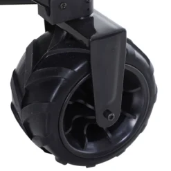 Outsunny Outdoor Folding Cargo Cart W/ Telescopic Handle -Garden Tools Shop 309294 7