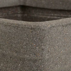 Charles Bentley Pair Of Tall Trojan Square Granite Planters (dia. 40Cm) -Garden Tools Shop 312079 4