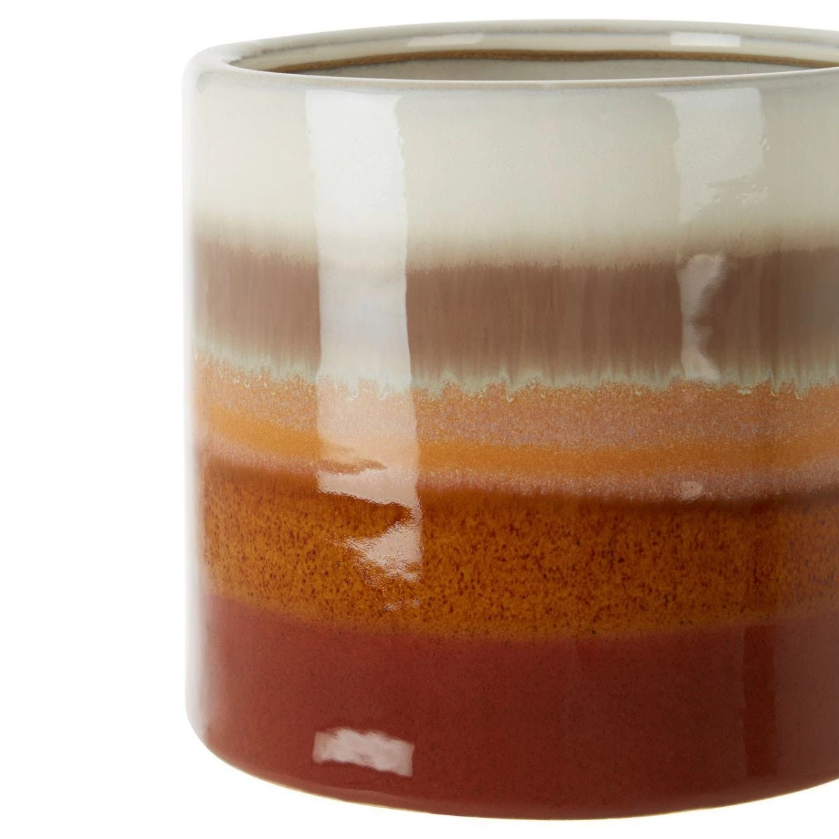 Interiors By Ph Large Striped Planter 2 Interiors By Ph Large Striped Planter - Image 2