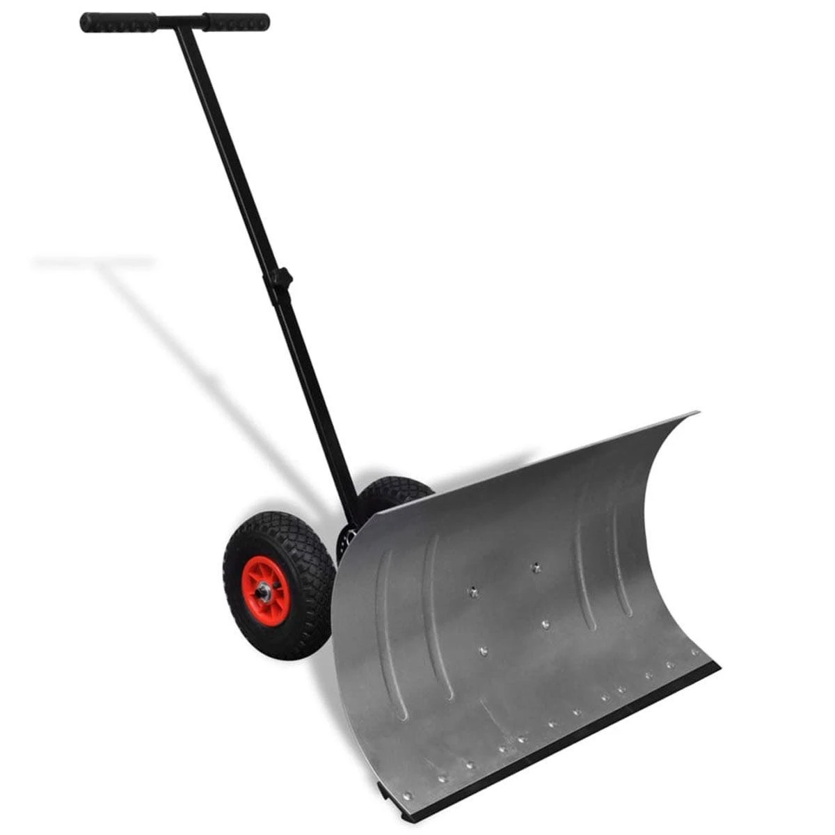 Vidaxl Manual Snow Shovel With Wheels 1 Vidaxl Manual Snow Shovel With Wheels