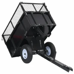 Vidaxl Tipping Trailer For Lawn Mower 150 Kg Load -Garden Tools Shop 327595 5