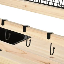 Outsunny Potting Bench Table W/ Sieve Screen Removable Sink Hooks And Basket 19 Outsunny Potting Bench Table W/ Sieve Screen Removable Sink Hooks And Basket -Garden Tools Shop 337210 10