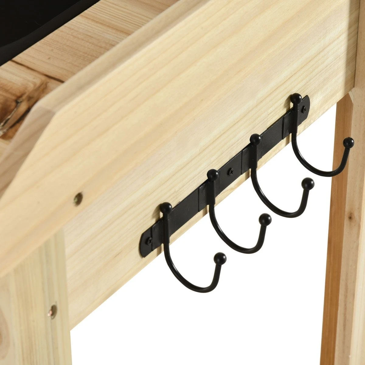 Outsunny Potting Bench Table W/ Sieve Screen Removable Sink Hooks And Basket 9 Outsunny Potting Bench Table W/ Sieve Screen Removable Sink Hooks And Basket - Image 9