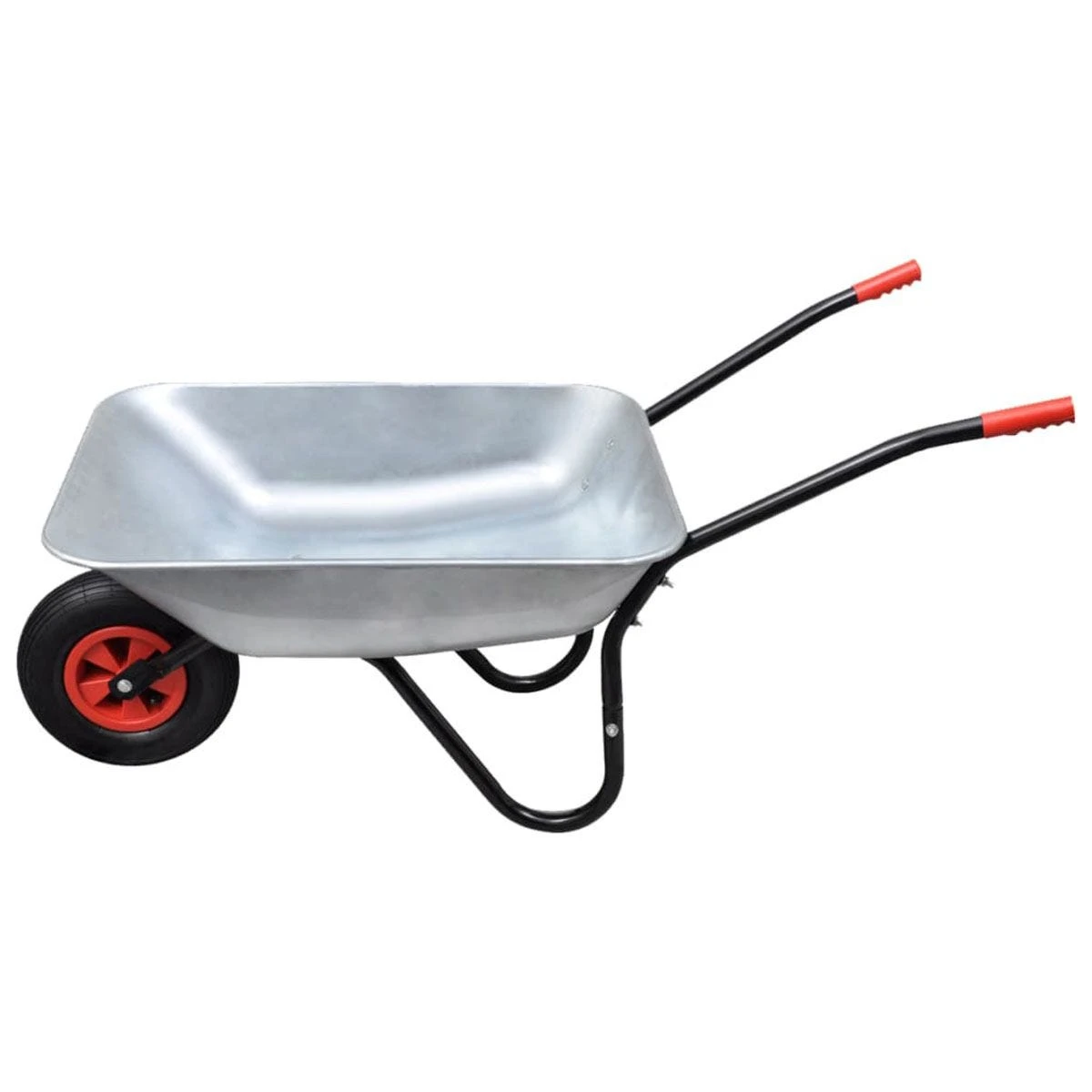 VidaXL Gardening Tool Wheelbarrow Single Wheel 80 L 1 VidaXL Gardening Tool Wheelbarrow Single Wheel 80 L