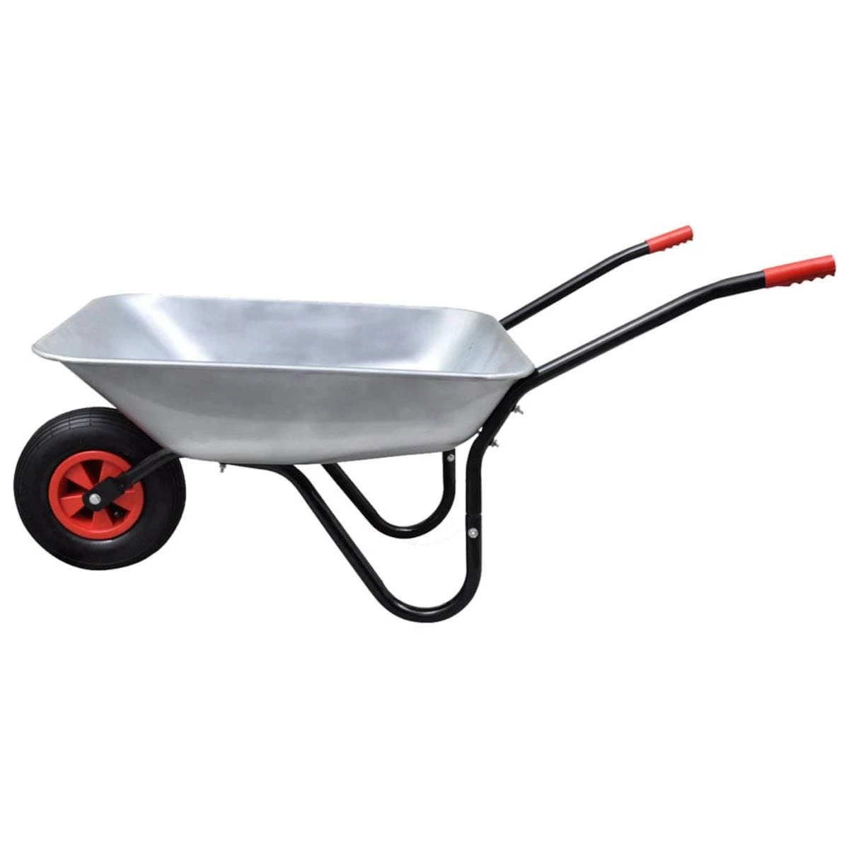 VidaXL Gardening Tool Wheelbarrow Single Wheel 80 L 2 VidaXL Gardening Tool Wheelbarrow Single Wheel 80 L - Image 2