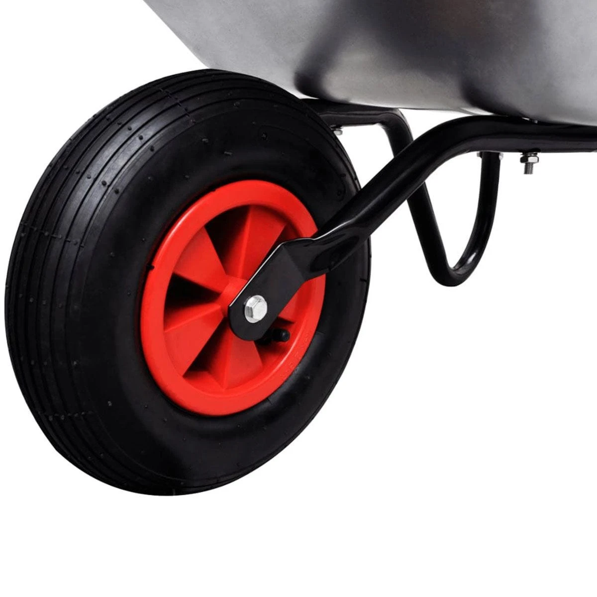 VidaXL Gardening Tool Wheelbarrow Single Wheel 80 L 5 VidaXL Gardening Tool Wheelbarrow Single Wheel 80 L - Image 5