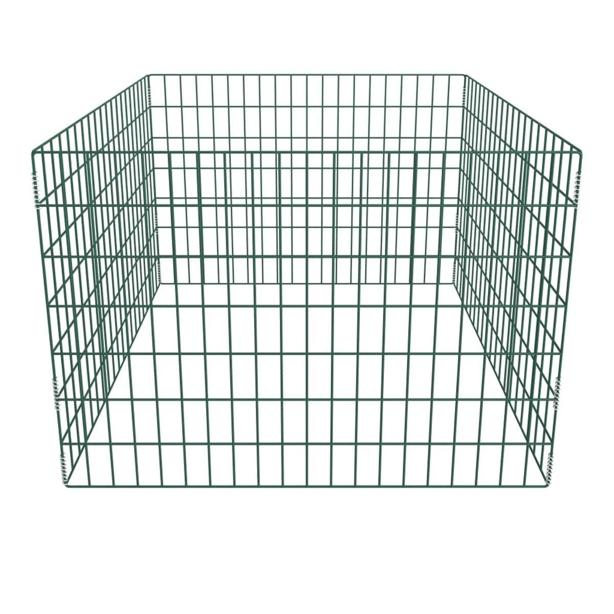 Vidaxl Square Mesh Garden Composter 100 X 100 X 70 Cm 2 Vidaxl Square Mesh Garden Composter 100 X 100 X 70 Cm - Image 2